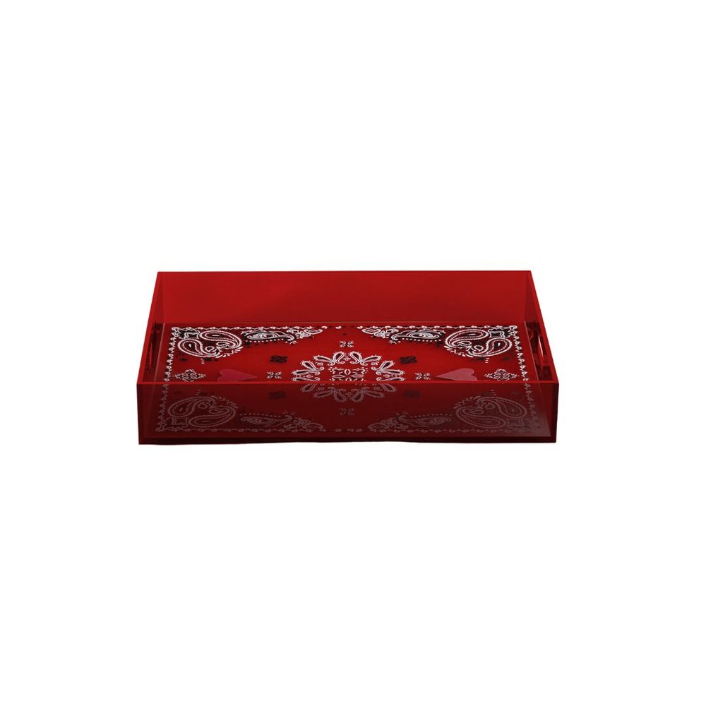 Red Bandana Tray