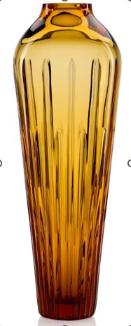 dark amber tall vase