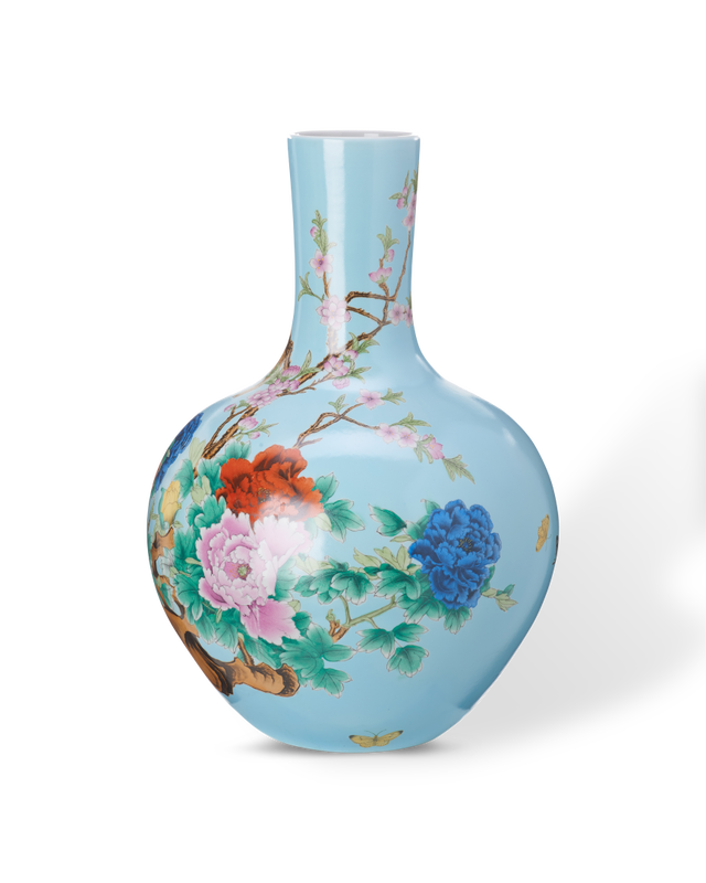 Ball body vase Light Blue