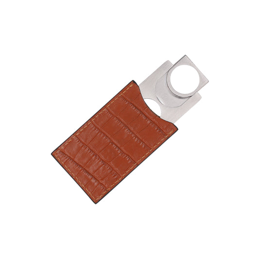 CIGAR CUTTER PRINTED CALFSKIN CROCODILE : SIENA