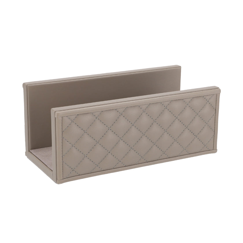 MAIL HOLDER WOVEN LEATHER