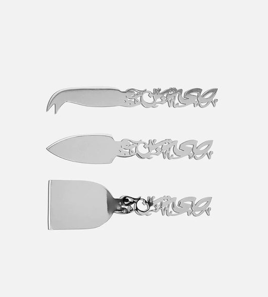 Progression Sahtein Cheese Knives (set of 3) - Silver