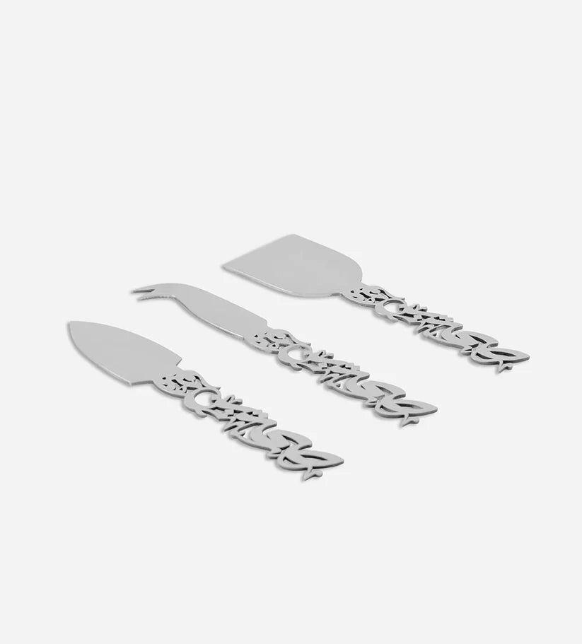 Progression Sahtein Cheese Knives (set of 3) - Silver