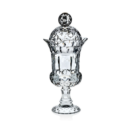 Clear Incense Burner With Cover Lid