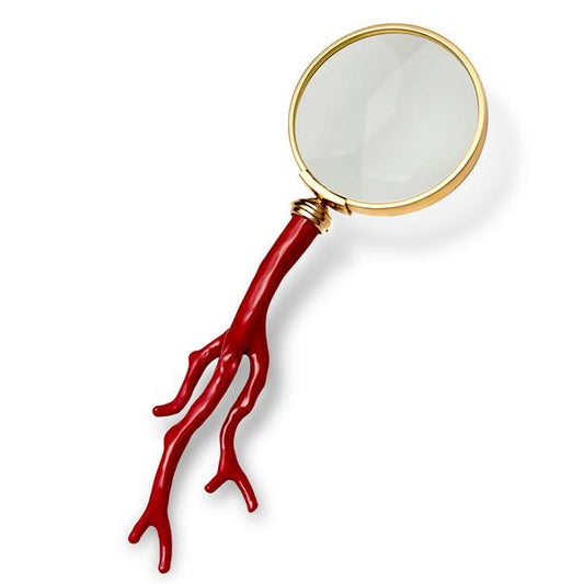 "Coral" magnifying glass