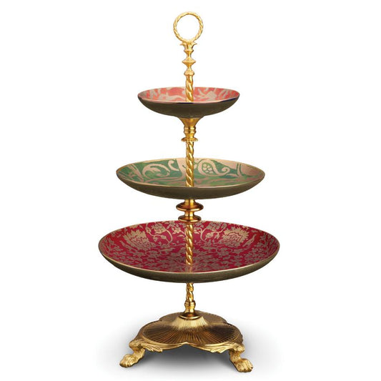 "Fortuny" etagere, 3 tiers