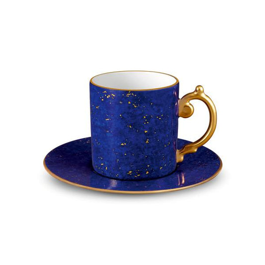 Lapis" espresso cups and saucer, set of 6 in gift box