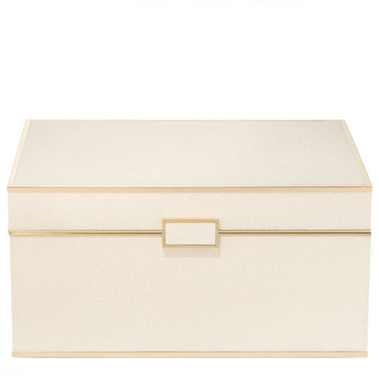 Classic Shagreen Luxe Jewelry Box