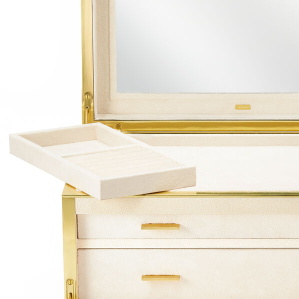 Classic Shagreen Luxe Jewelry Box