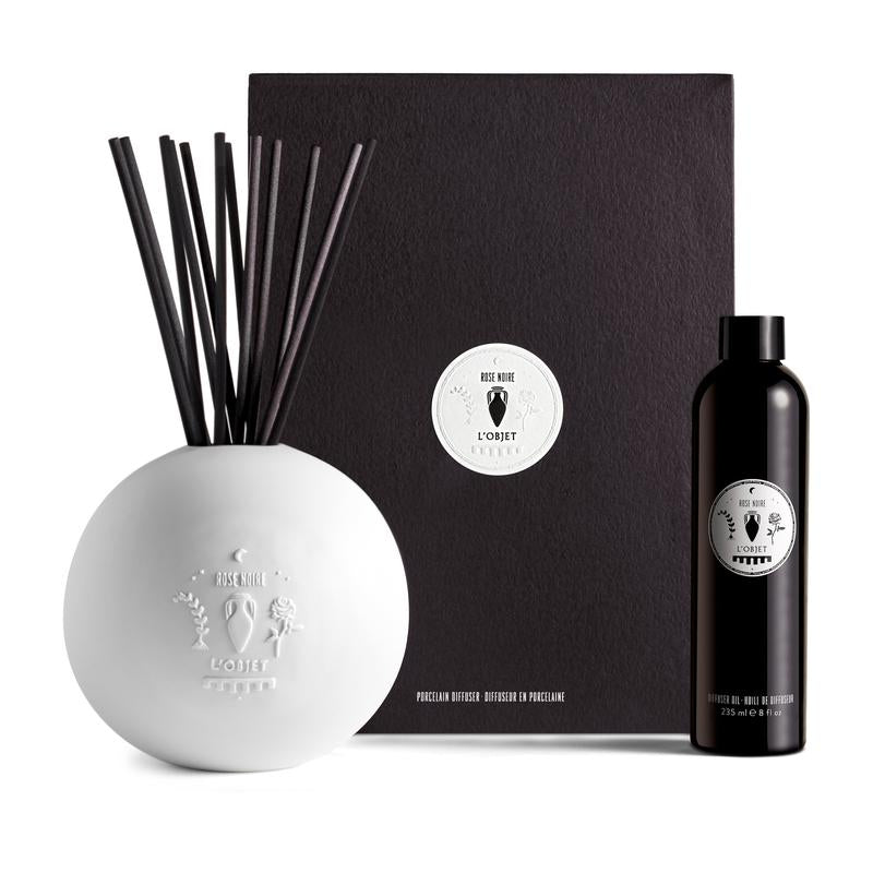 Rose Noire Porcelain Diffuser Set (Exclusive)