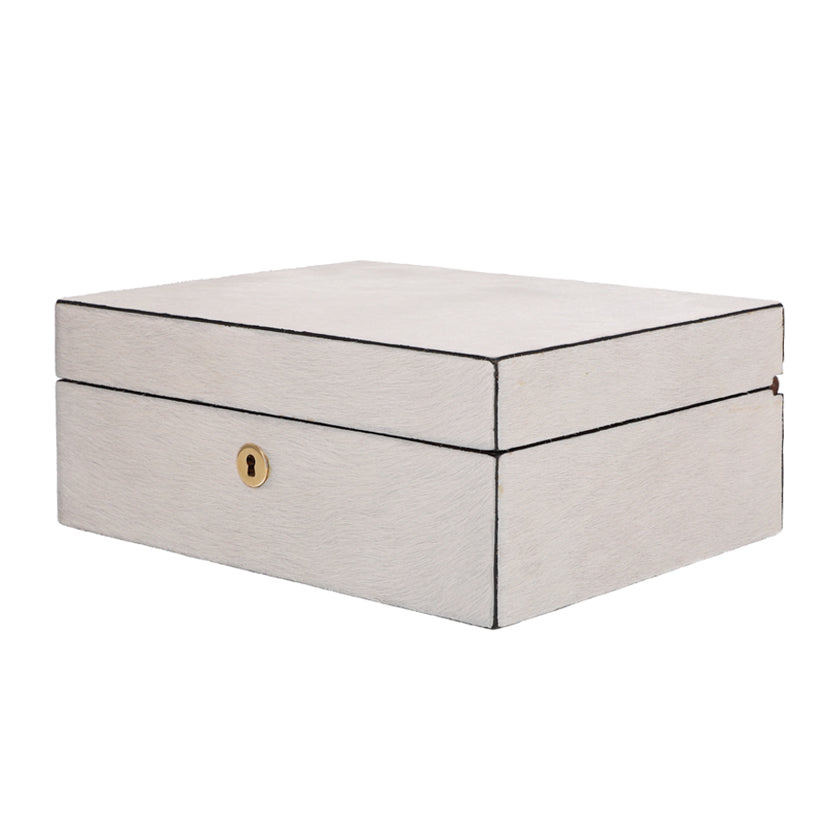 Gold Jewelry Box with Tray -Sky