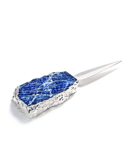 Letter Opener Indigo Silver