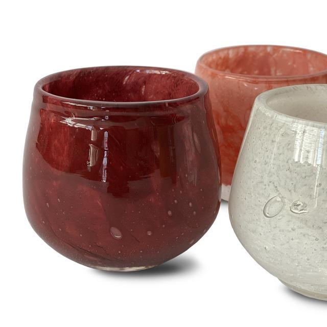 Clara Tealight Candle Holder - Garnet