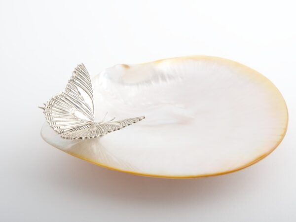 Butterfly Silver - Mother of Pearl Plate