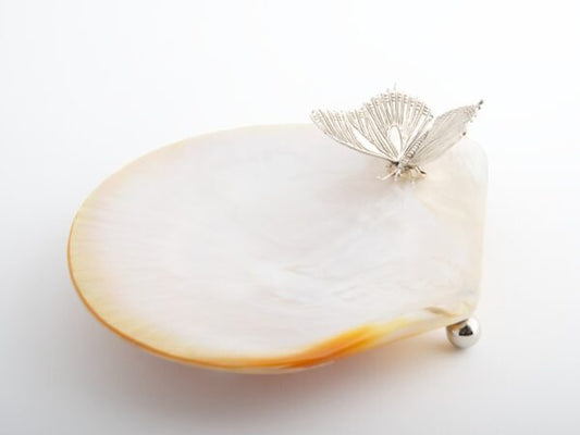 Butterfly Silver - Mother of Pearl Plate