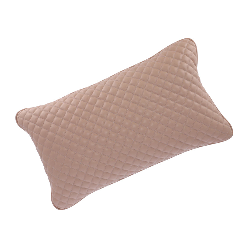 Leather cushion - Baby pink