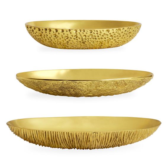 BRUTALIST BRASS BOWL LARGE