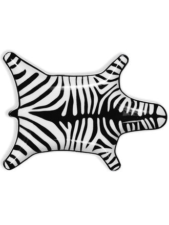 Zebra Stacking Dish Black & White