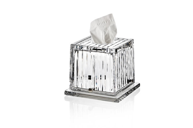 Linea Clear Square tissues holder