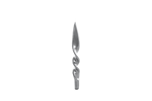 Twisted taper Candles, Set of 2 - Argento-silver