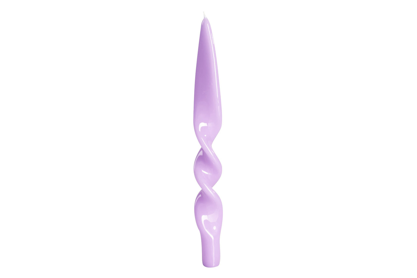 Twisted Taper Candles Set of 2 - Lilla-lilac