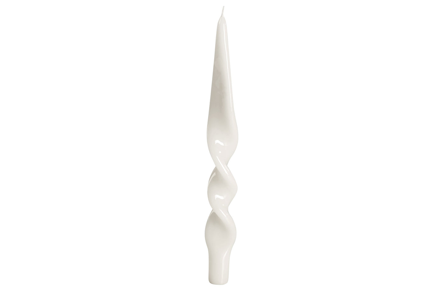 Twisted Taper Candles, Set of 2-White