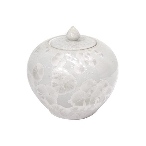 Round pearly ginger jar