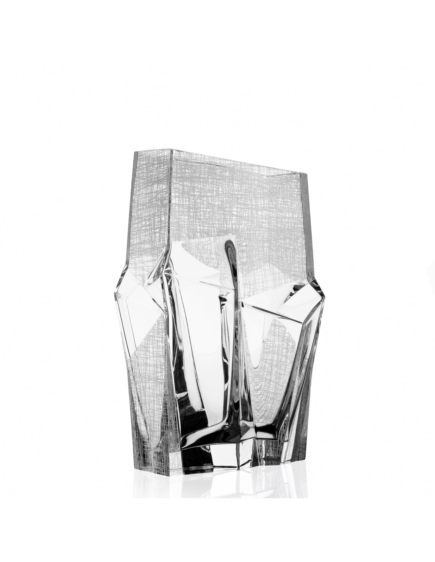 Metropolis Limited edition clear vase